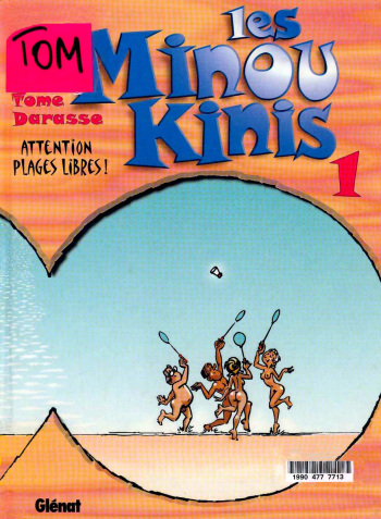 couverture du Bande Dessin&eacute;e les Minou Kinis 01 Attention, Plages Libres [french]