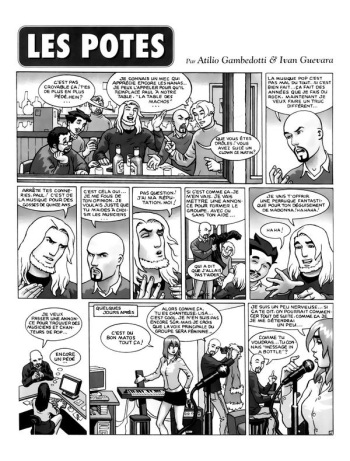 couverture du Bande Dessin&eacute;e les potes 10