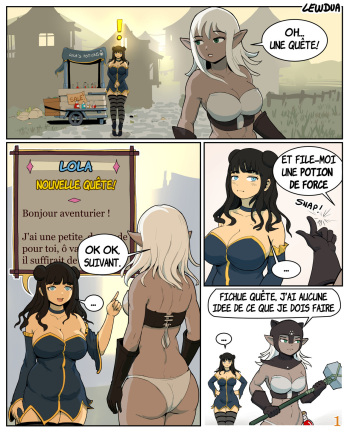 couverture du Bande Dessin&eacute;e [Lewdua] Lola Meets Pamela [French]