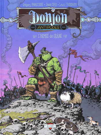 couverture du Manga [Lewis Trondheim] Donjon Antipode &ndash; Volume 1 &ndash; L&rsquo;Arm&eacute;e du Cr&acirc;ne [French]