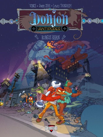 couverture du Bande Dessin&eacute;e [Lewis Trondheim] Donjon Antipodes &ndash; +10000 Rubéus Khan [French]