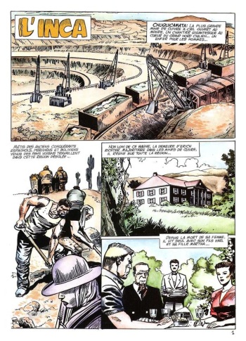 couverture du Bande Dessin&eacute;e L&rsquo;inca