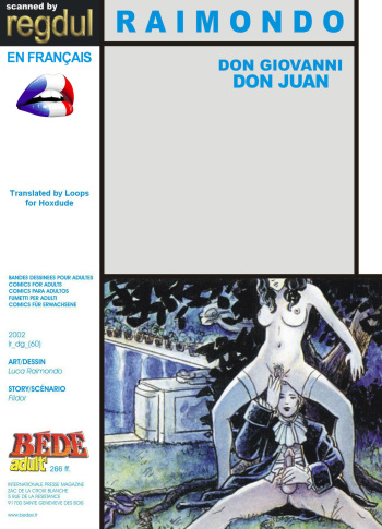 couverture du Bande Dessin&eacute;e [Luca Raimondo] Don Giovanni [French]