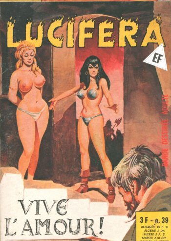 couverture du Bande Dessin&eacute;e Lucifera 039 &ndash; Vive l&rsquo;Amour [French] [PJP]