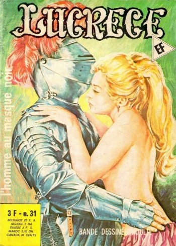couverture du Bande Dessin&eacute;e Lucrece 031 &ndash; L&rsquo;homme au masque noir [French]