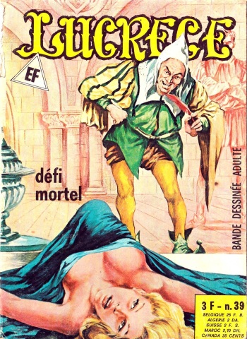 couverture du Bande Dessin&eacute;e Lucrece 039 &ndash; D&eacute;fi mortel [French] [Kraven64]