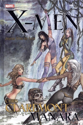 couverture du Bande Dessin&eacute;e [Manara &ndash; Claremont] X-Men Jeunes filles en fuite [French]