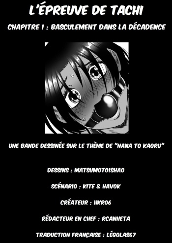 [Matsumoto Shao] L&rsquo;&Eacute;preuve de Tachi #1 : Basculement dans la d&eacute;cadence [French]