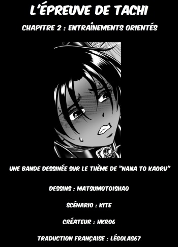 couverture du Bande Dessin&eacute;e [Matsumoto Shao] L&rsquo;&Eacute;preuve de Tachi #2 : Entra&icirc;nements orient&eacute;s [French]