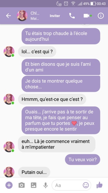 couverture du Bande Dessin&eacute;e Melkormancin &ndash; Chat with Chloe Phone chat & BD full color [French]