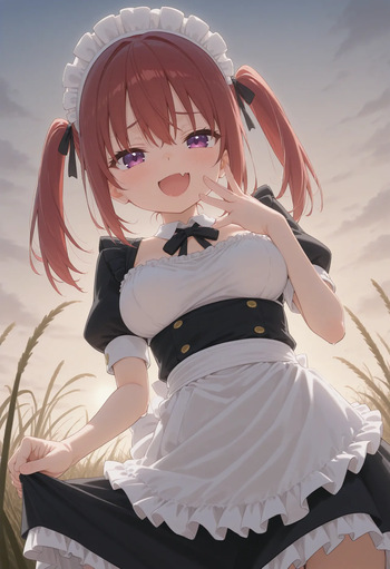 couverture du Image Set MESUGAKI MAID&rsquo;S SMIRK: EXPOSED CHEST TEASE [AI Generated]