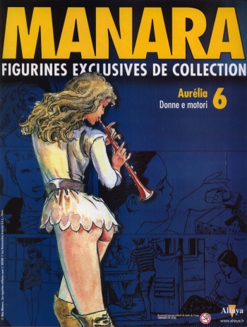 couverture du Bande Dessin&eacute;e [Milo Manara] Figurines #06 : Aur&eacute;lia &ndash; Donne e motori  [French]