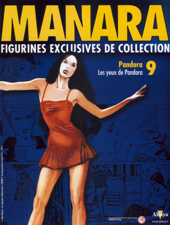 couverture du Bande Dessin&eacute;e [Milo Manara] Figurines #09 : Pandora &ndash; Les yeux de Pandora [French]