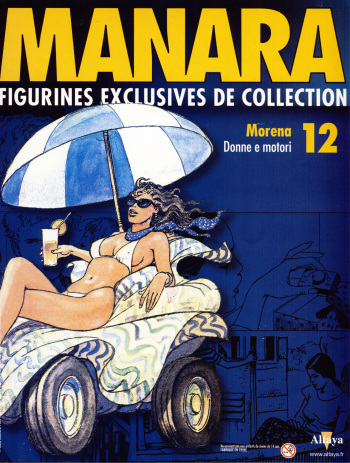 couverture du Bande Dessin&eacute;e [Milo Manara] Figurines #12 : Morena &ndash; Donne e motori [French]