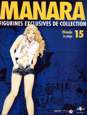 couverture du Bande Dessin&eacute;e [Milo Manara] Figurines #15 : Wanda &ndash; Le pi&eacute;ge [French]