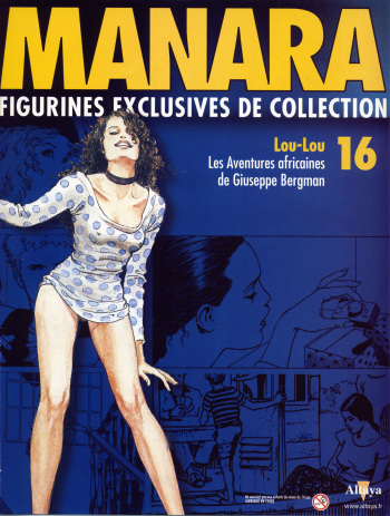 couverture du Bande Dessin&eacute;e [Milo Manara] Figurines #16 : Lou-lou &ndash; Les Aventures africaines de Giuseppe Bergman [French]