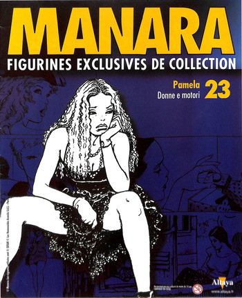 couverture du Bande Dessin&eacute;e [Milo Manara] Figurines #23 : Pamela &ndash; Donne e motori [French]