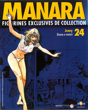 couverture du Bande Dessin&eacute;e [Milo Manara] Figurines #24 : Jenny &ndash; Donne e motori [French]