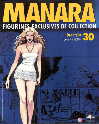 couverture du Bande Dessin&eacute;e [Milo Manara] Figurines #30 : Donatella &ndash; Donne e motori [French]