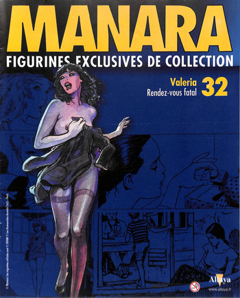 couverture du Bande Dessin&eacute;e [Milo Manara] Figurines #32 : Valeria &ndash; Rendez-vous fatal [French]
