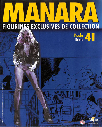 couverture du Bande Dessin&eacute;e [Milo Manara] Figurines #41 : Paola &ndash; Bolero [French]