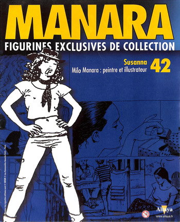 couverture du Bande Dessin&eacute;e [Milo Manara] Figurines #42 : Susanna &ndash; Milo Manara : peintre et illustrateur [French]