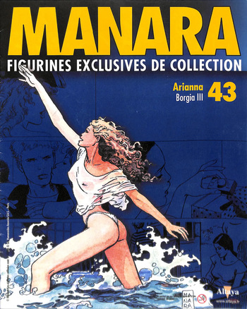 couverture du Bande Dessin&eacute;e [Milo Manara] Figurines #43 : Arianna &ndash; Borgia III [French]