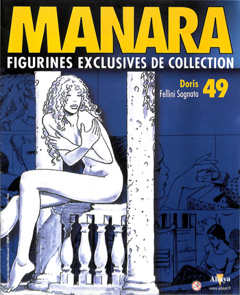 couverture du Bande Dessin&eacute;e [Milo Manara] Figurines #49 : Doris &ndash; Fellini Sognato [French]