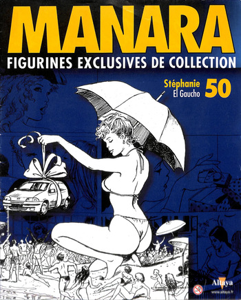 couverture du Bande Dessin&eacute;e [Milo Manara] Figurines #50 : St&eacute;phanie &ndash; El Gaucho [French]