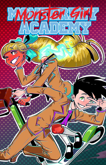 couverture du Bande Dessin&eacute;e Monster girl Academy # 1 (FR)