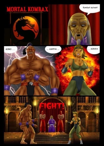 couverture du Bande Dessin&eacute;e [Mortal Kombat] Goro Vs Sonya (French) [OmegaOnimusha]