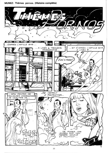 couverture du Bande Dessin&eacute;e [Munez] Th&egrave;mes Pornos [French]