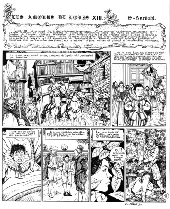 couverture du Bande Dessin&eacute;e (Nordahl) La Vie Amoureuse de Louis XIII