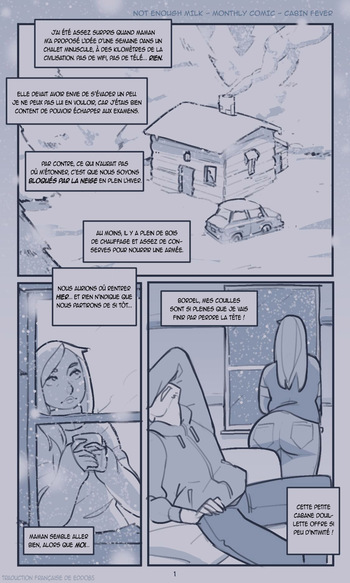 couverture du Bande Dessin&eacute;e [NotEnoughMilk] Cabin Fever [Edd085][French]