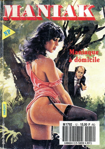 couverture du Bande Dessinée Novel Press – Maniak – 012 – Maniaque à domicile