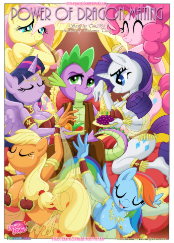 couverture du Bande Dessin&eacute;e [Palcomix] The Power Of Dragon Mating (My Little Pony Friendship Is Magic) [French] [Melotan]