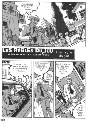 couverture du Bande Dessin&eacute;e (Paya & Revilla) Les regles du jeu