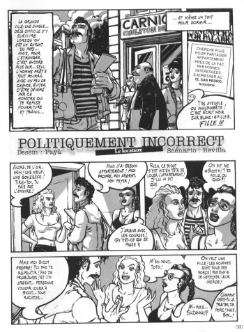 couverture du Bande Dessin&eacute;e (Paya & Revilla) Politiquement incorrect
