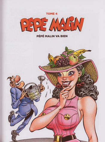 couverture du Bande Dessinée Pépé Malin va bien