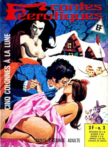 couverture du Bande Dessin&eacute;e PFA &ndash; Contes f&eacute;&eacute;rotiques #3 Cinq colonnes &agrave; la lune
