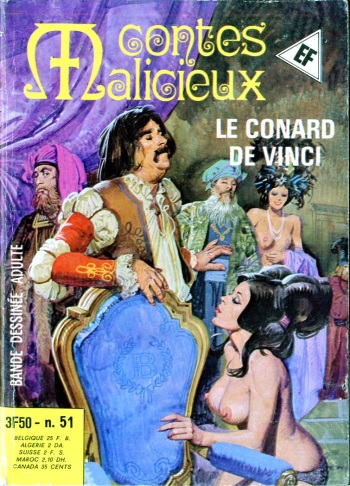 couverture du Bande Dessinée PFA – Contes Malicieux #51 Le conard de Vinci