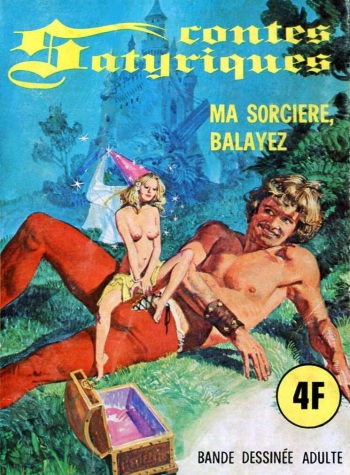 couverture du Bande Dessin&eacute;e PFA &ndash; Contes satyriques #8 Ma sorci&egrave;re Balayez