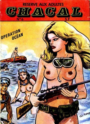 couverture du Bande Dessin&eacute;e PFA &ndash; Edilau Chacal #6 Op&eacute;ration oc&eacute;an