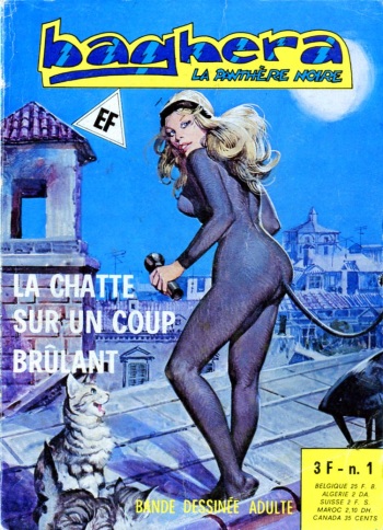 couverture du Bande Dessin&eacute;e PFA &ndash; Elvifrance &ndash; Baghera #1 La chatte sur un coup br&ucirc;lant