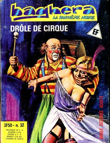 couverture du Bande Dessin&eacute;e PFA &ndash; Elvifrance &ndash; Baghera #32 Dr&ocirc;le de cirque