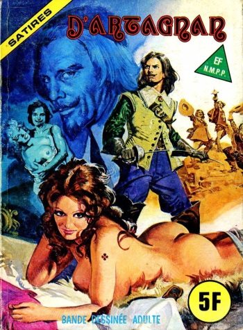 couverture du Bande Dessin&eacute;e PFA &ndash; Elvifrance &ndash; Satires #7 D&rsquo;Artagnan