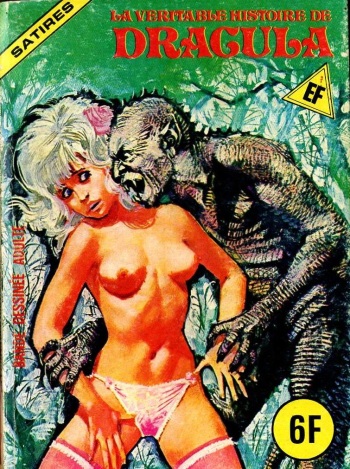 couverture du Bande Dessin&eacute;e PFA &ndash; Elvifrance &ndash; Satires #9 La v&eacute;ritable histoire de Dracula