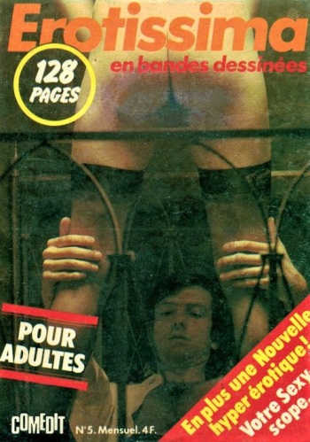 couverture du Bande Dessin&eacute;e PFA &ndash; Erotissima #5 Magnum, M&eacute;nage &agrave; quatre &ndash; b Lady Love et l&rsquo;amant magnifique