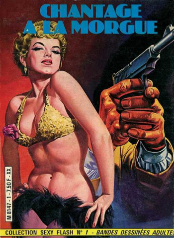 couverture du Bande Dessin&eacute;e PFA &ndash; Sexy Flash #1 Chantage &agrave; la morgue &ndash; b Les nouveaux males