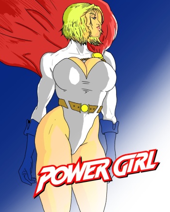 couverture du Bande Dessin&eacute;e powergirl in the multiverses of perversity ongoing french v 0.5